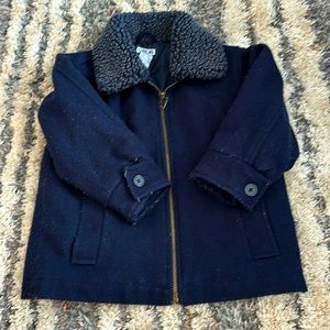 Wool dress coat